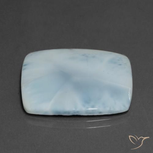 9,17 ctw natürlicher Baby blau Larimar, Kissen, Lichtundurchlässig
