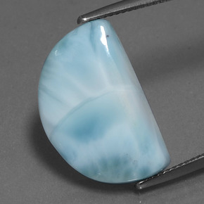 9,17 ctw natürlicher Blau Larimar, Ausgefallene Form, Lichtundurchlässig