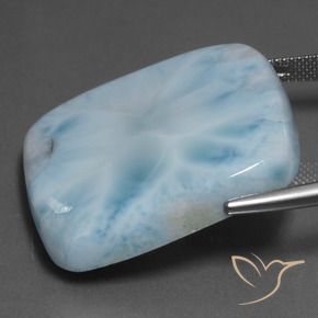 9,17 ctw natürlicher hellblau Larimar, Kissen, Lichtundurchlässig