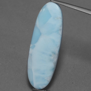 9,17 ctw natürlicher Blau Larimar, Oval Schliff, Lichtundurchlässig