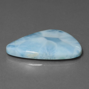 9,17 ctw natürlicher Blau Larimar, Ausgefallene Form, Lichtundurchlässig
