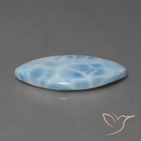 9,17 ctw natürlicher Baby blau Larimar, Marquise, Lichtundurchlässig