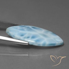 9,17 ctw natürlicher Baby blau Larimar, Marquise, Lichtundurchlässig