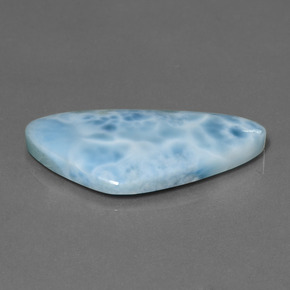 25,33 ctw natürlicher blauer Larimar, Fantasieschliff, Lichtundurchlässig