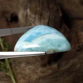 46,87 ctw natürlicher blauer Larimar, Trillion, Lichtundurchlässig