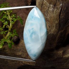 9,17 ctw natürlicher hellblau Larimar, Marquise, Lichtundurchlässig