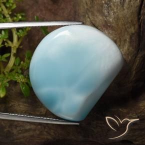 9,17 ctw natürlicher Hellgrünliches Blau Larimar, Fantasie, Lichtundurchlässig