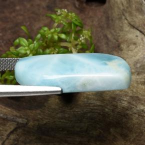 20,35 ctw natürlicher blauer Larimar, Fantasieschliff, Lichtundurchlässig