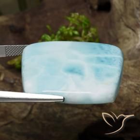 9,17 ctw natürlicher Meeresschaum Blau Larimar, Fantasie, Lichtundurchlässig