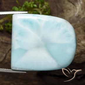 9,17 ctw natürlicher Hellgrünliches Blau Larimar, Fantasie, Lichtundurchlässig