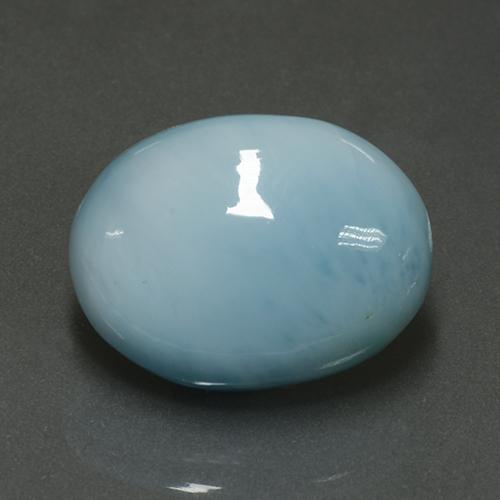 7,62 ctw natürlicher blauer Larimar, Oval Schliff, Lichtundurchlässig