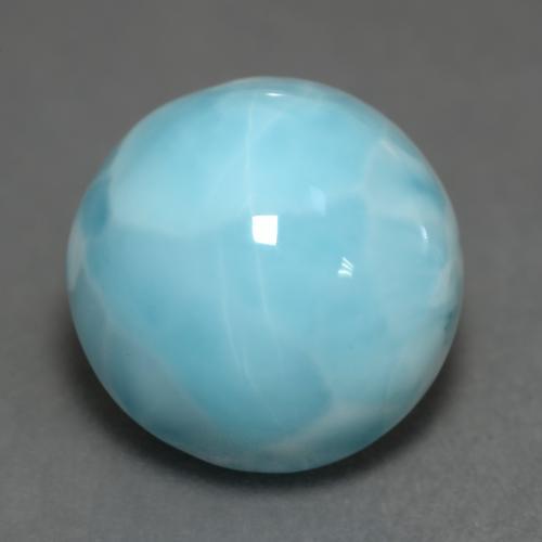 9,17 ctw natürlicher Helles Himmelblau Larimar, Rund Schliff, Lichtundurchlässig
