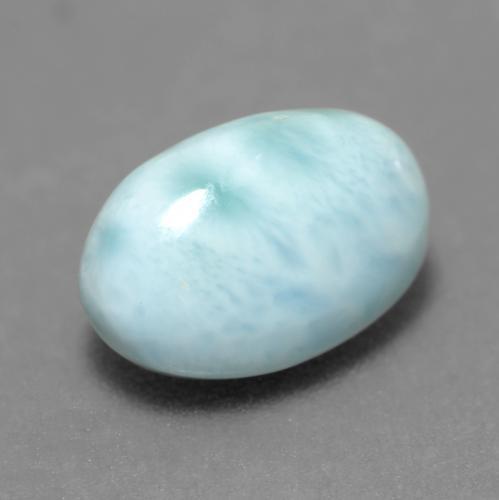 2,60 ctw natürlicher türkiser Larimar, Oval Schliff, Lichtundurchlässig