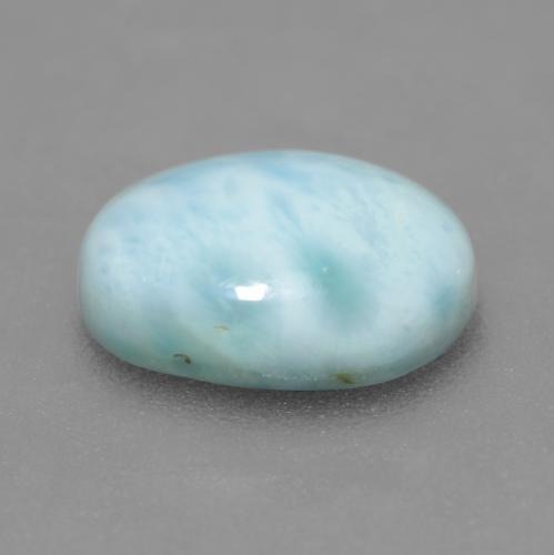 2,60 ctw natürlicher türkiser Larimar, Oval Schliff, Lichtundurchlässig
