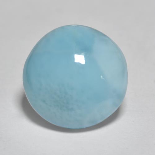 9,17 ctw natürlicher Himmerlblau Larimar, Rund Schliff, Lichtundurchlässig