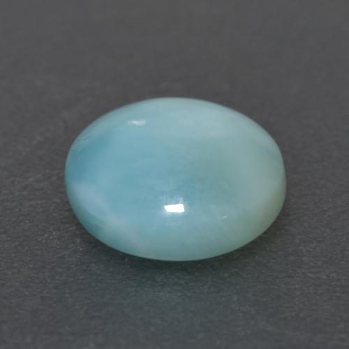 2,10 ctw natürlicher blauer Larimar, Rundschliff, Lichtdurchlässig