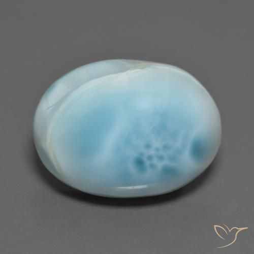 10.39ct Natürlicher Wasserblau Larimar, Oval, Lichtundurchlässig
