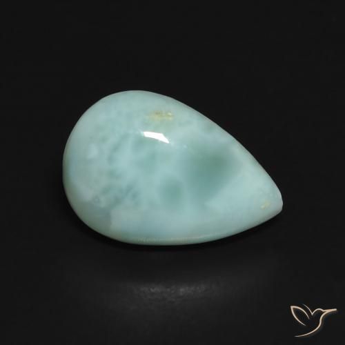 2.15ct Natürlicher Buschgrün Larimar, Birnenform, Lichtundurchlässig