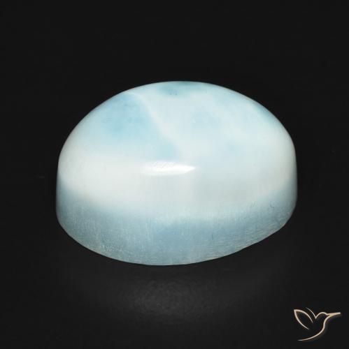9,17 ctw natürlicher Hellgrünliches Blau Larimar, Oval, Lichtundurchlässig