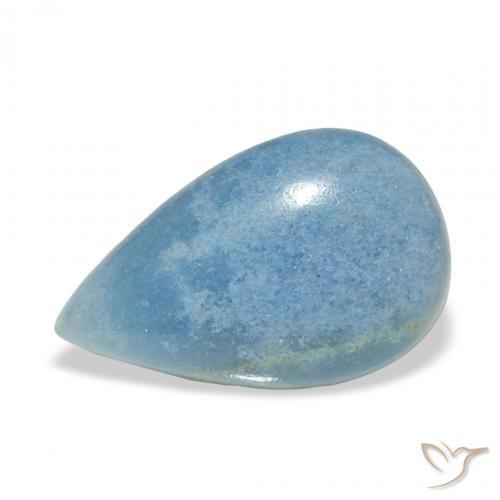 4.59ct Natürlicher Himmerlblau Lazulit, Birnenform, Lichtundurchlässig