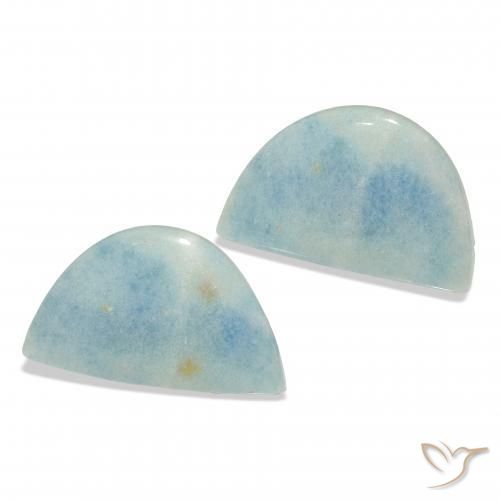 28.65 ct natürliche Helles Himmelblau Lazulit-Edelsteine, Fantasie, Lichtundurchlässig