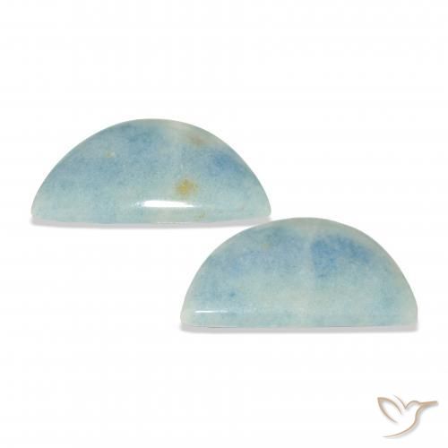 28.65 ct natürliche Helles Himmelblau Lazulit-Edelsteine, Fantasie, Lichtundurchlässig
