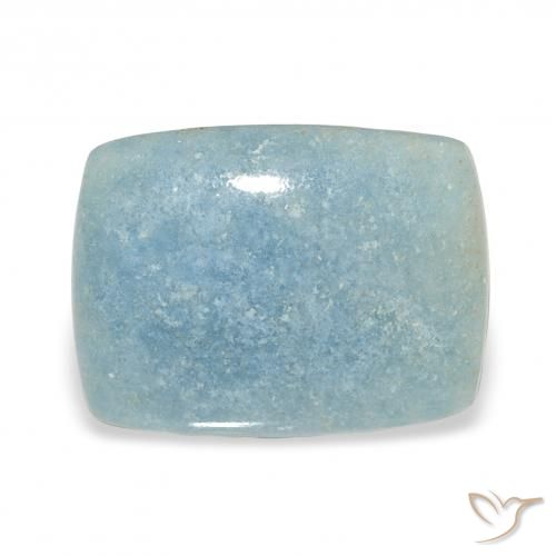 13.08ct Natürlicher hellblau Lazulit, Kissen, Lichtundurchlässig
