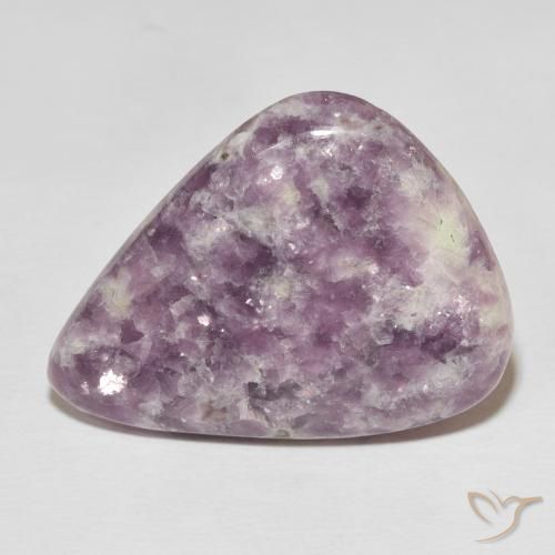 33.16ct Natürlicher Mehrfarbig Lepidolith, Birnenform, Lichtundurchlässig