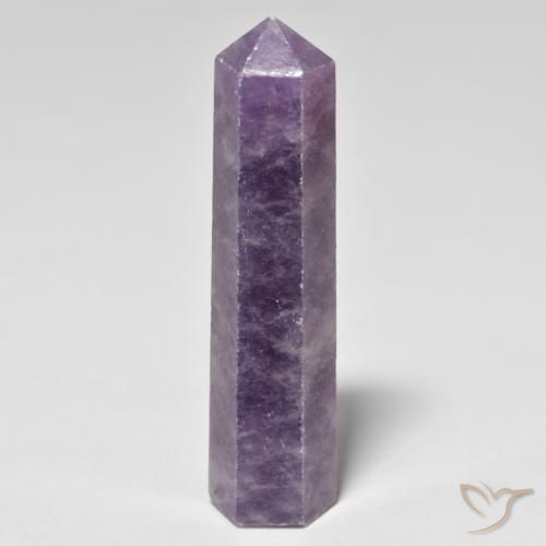 26.71ct Natürlicher Mitteltiefes Violett Lepidolith, Fantasie, Lichtundurchlässig