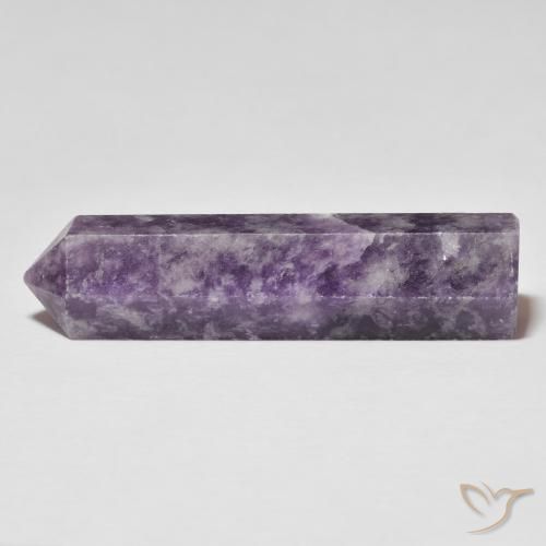 33.05ct Natürlicher dunkelviolett Lepidolith, Fantasie, Lichtundurchlässig