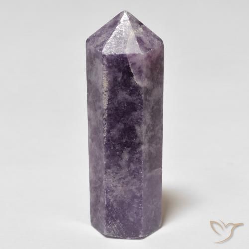 32.08ct Natürlicher Lila Lila Lepidolith, Fantasie, Lichtundurchlässig