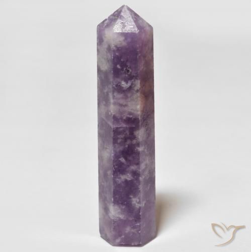 24.50ct Natürlicher Lila Lila Lepidolith, Fantasie, Lichtundurchlässig