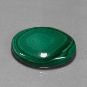47,62 ctw natürlicher grüner Malachit, Oval Schliff, Lichtundurchlässig