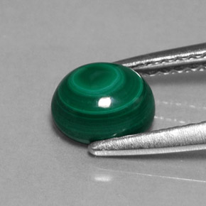 9,17 ctw natürlicher Vielfarbig-grün Malachit, Oval Schliff, Lichtundurchlässig