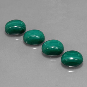  ct natürliche grüner Malachit-Edelsteine, Oval Schliff, Lichtundurchlässig