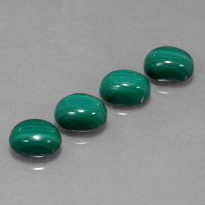  ct natürliche grüner Malachit-Edelsteine, Oval Schliff, Lichtundurchlässig