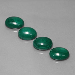  ct natürliche grüner Malachit-Edelsteine, Oval Schliff, Lichtundurchlässig