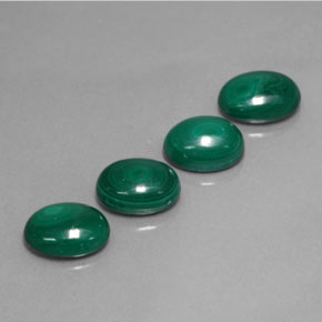  ct natürliche grüner Malachit-Edelsteine, Oval Schliff, Lichtundurchlässig