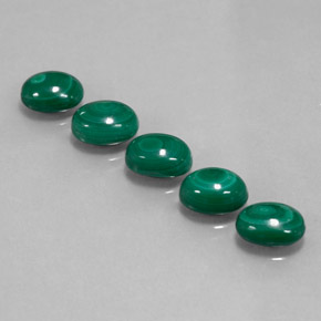  ct natürliche Vielfarbig-grün Malachit-Edelsteine, Oval Schliff, Lichtundurchlässig