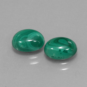  ct natürliche grüner Malachit-Edelsteine, Oval Schliff, Lichtundurchlässig