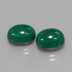  ct natürliche grüner Malachit-Edelsteine, Oval Schliff, Lichtundurchlässig