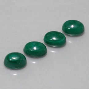  ct natürliche grüner Malachit-Edelsteine, Oval Schliff, Lichtundurchlässig