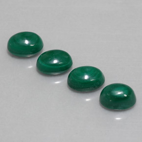  ct natürliche grüner Malachit-Edelsteine, Oval Schliff, Lichtundurchlässig
