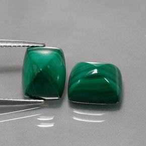 11,02 ct natürliche grüner Malachit-Edelsteine, Baguette, Lichtundurchlässig