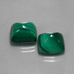 11,02 ct natürliche grüner Malachit-Edelsteine, Baguette, Lichtundurchlässig