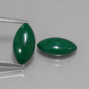  ct natürliche grüner Malachit-Edelsteine, Marquise, Lichtundurchlässig