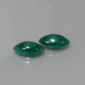  ct natürliche grüner Malachit-Edelsteine, Marquise, Lichtundurchlässig