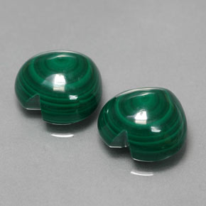  ct natürliche Vielfarbig-grün Malachit-Edelsteine, Herzform, Lichtundurchlässig