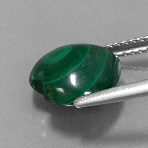 9,17 ctw natürlicher Vielfarbig-grün Malachit, Herzform, Lichtundurchlässig