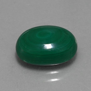 4,40 ctw natürlicher grüner Malachit, Oval Schliff, Lichtundurchlässig